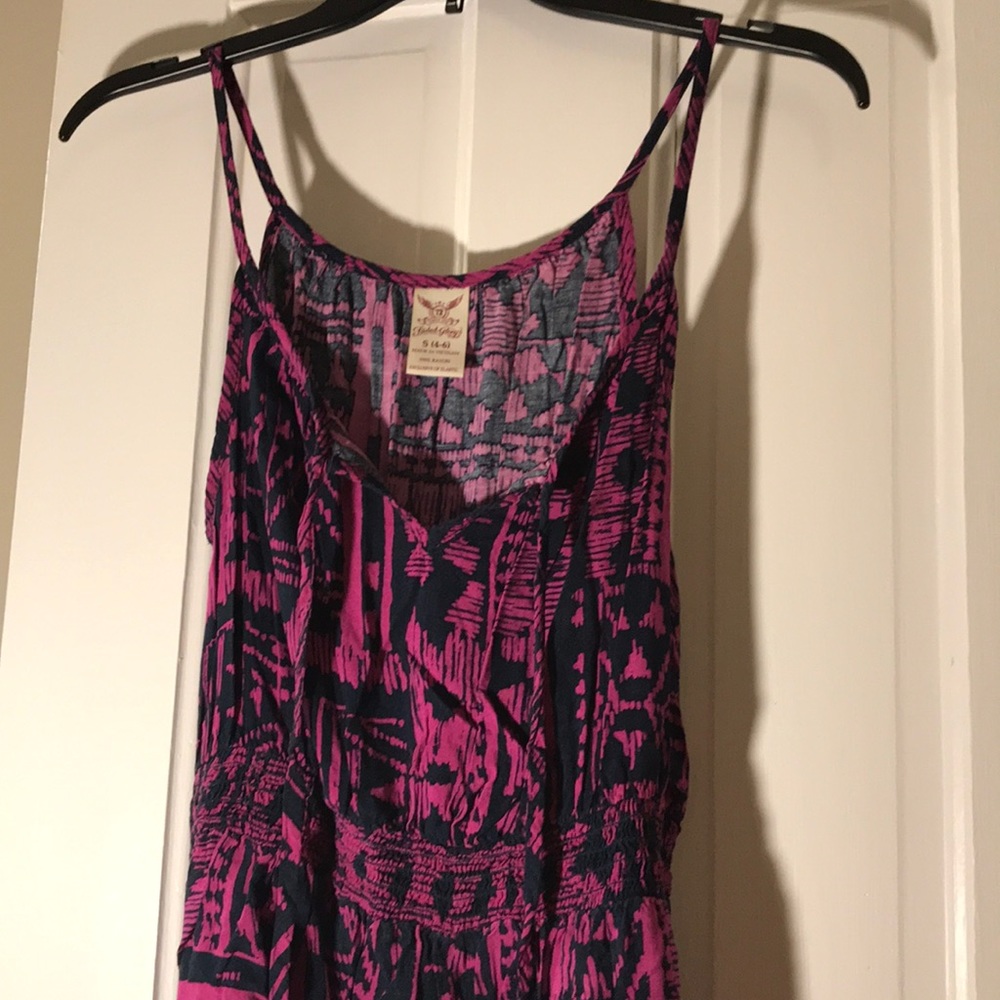 Tribal keyhole maxi dress